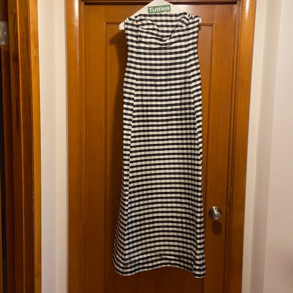 Lauren Ralph Lauren Dresses & Skirts - Lauren, by RL, Silk Strapless BW Gingham gown